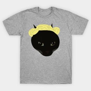 Yellow Scrunchy Cat T-Shirt